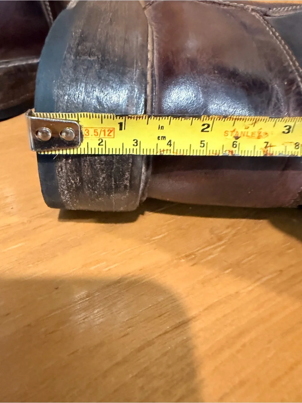 Bed Stu Two-Tone Tall Leather Riding Boots - Brown and Black